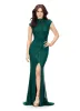 AshleyLauren Cap Sleeve Beaded Prom Dress 1624 - B sold by Terry costa