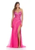ASHLEYlauren Hotfix Strapless Prom Dress 11867 sold by Terry costa