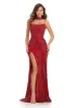 ASHLEYlauren Glam Beaded Choker Prom Dress 12001 sold by Terry costa