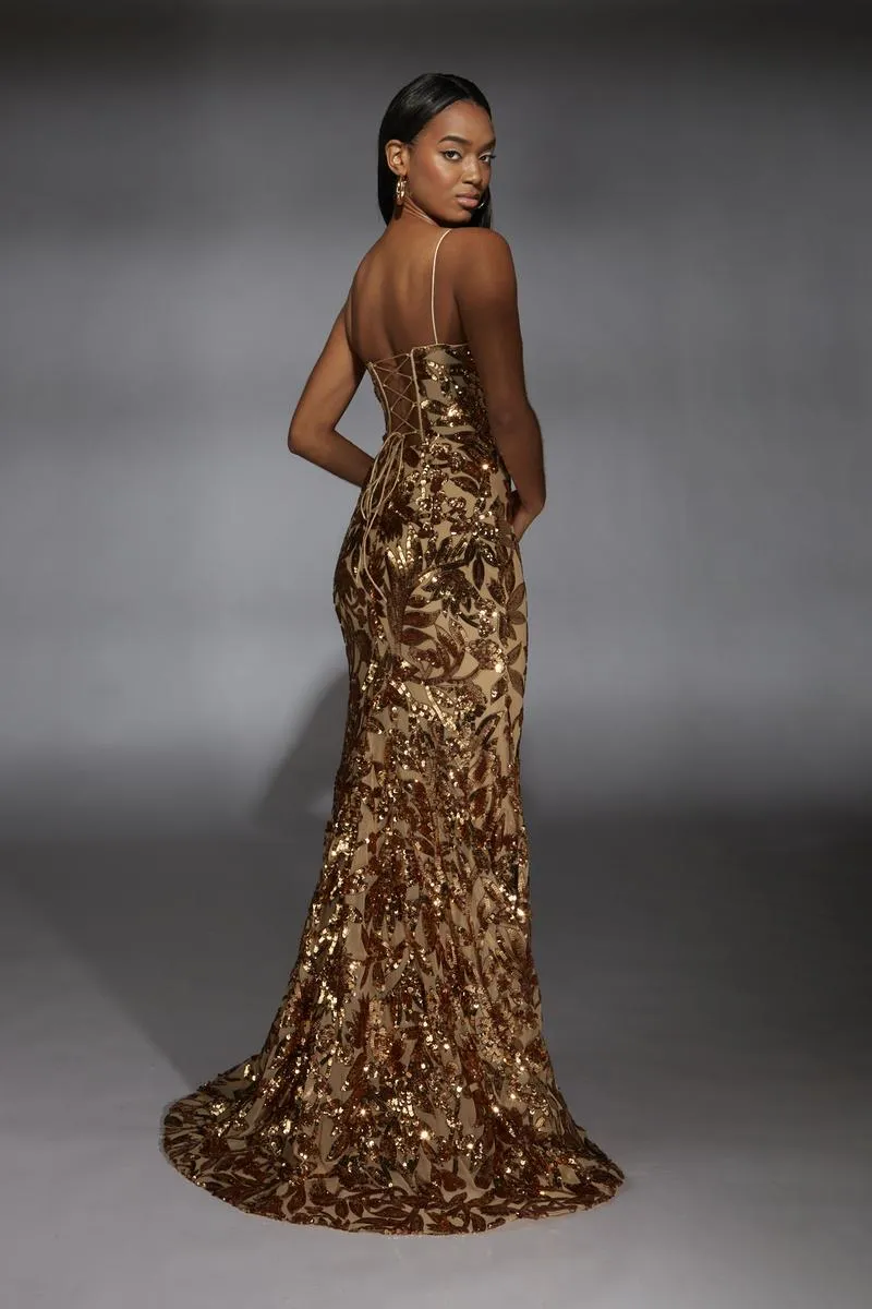 Alyce Prom Dress 61755 sold by Terry costa product image thumbnail 4
