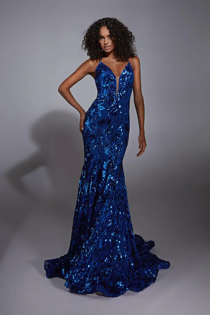 Alyce Prom Dress 61755 sold by Terry costa product image thumbnail 2