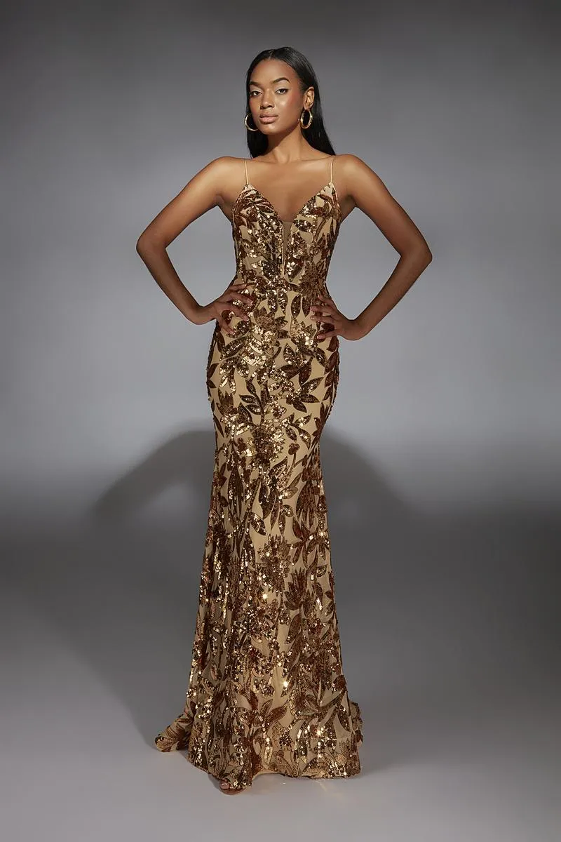 Alyce Prom Dress 61755 sold by Terry costa product image thumbnail 3