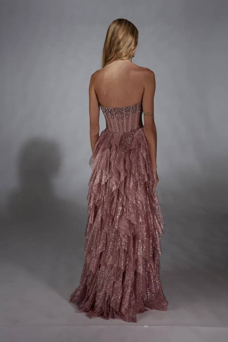 Alyce Prom Dress 61762 sold by Terry costa product image thumbnail 3