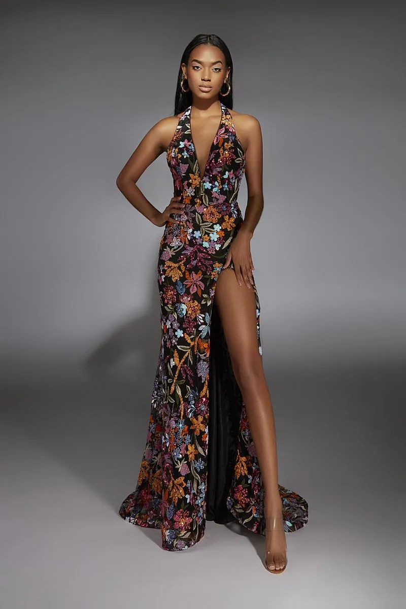 Alyce Prom Dress 61813 sold by Terry costa product image thumbnail 3