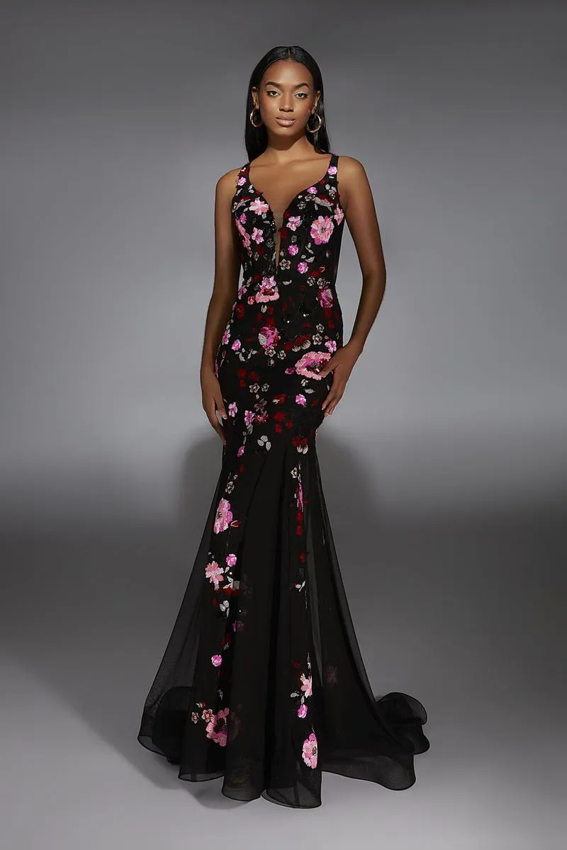 Alyce Prom Dress 61839 sold by Terry costa product image thumbnail 3