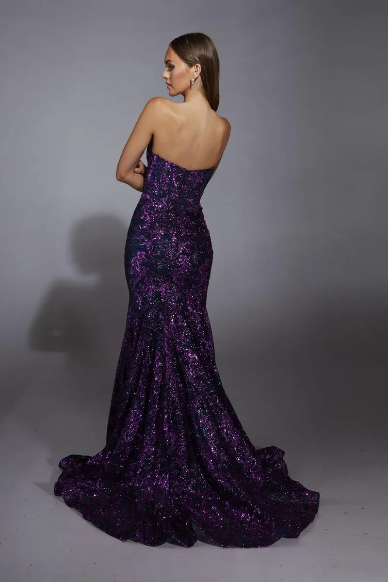 Alyce Prom Dress 61887 sold by Terry costa product image thumbnail 2