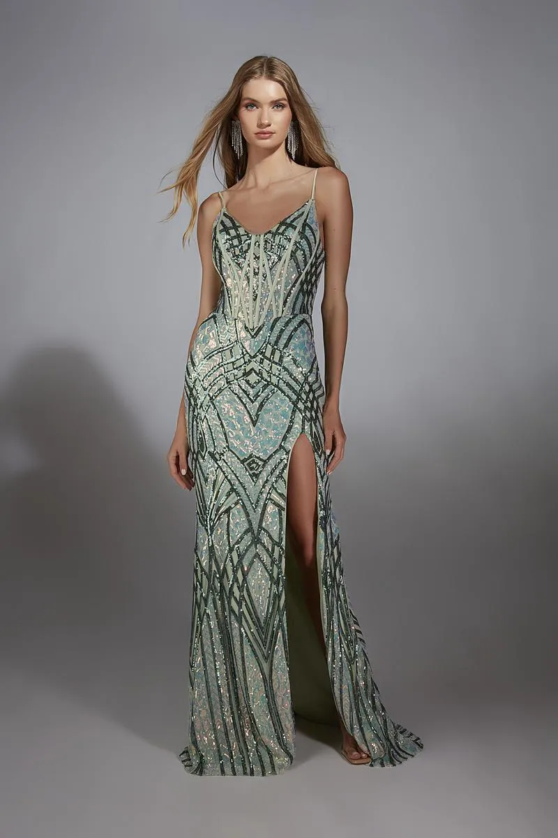 Alyce Prom Dress 61920 sold by Terry costa product image thumbnail 3