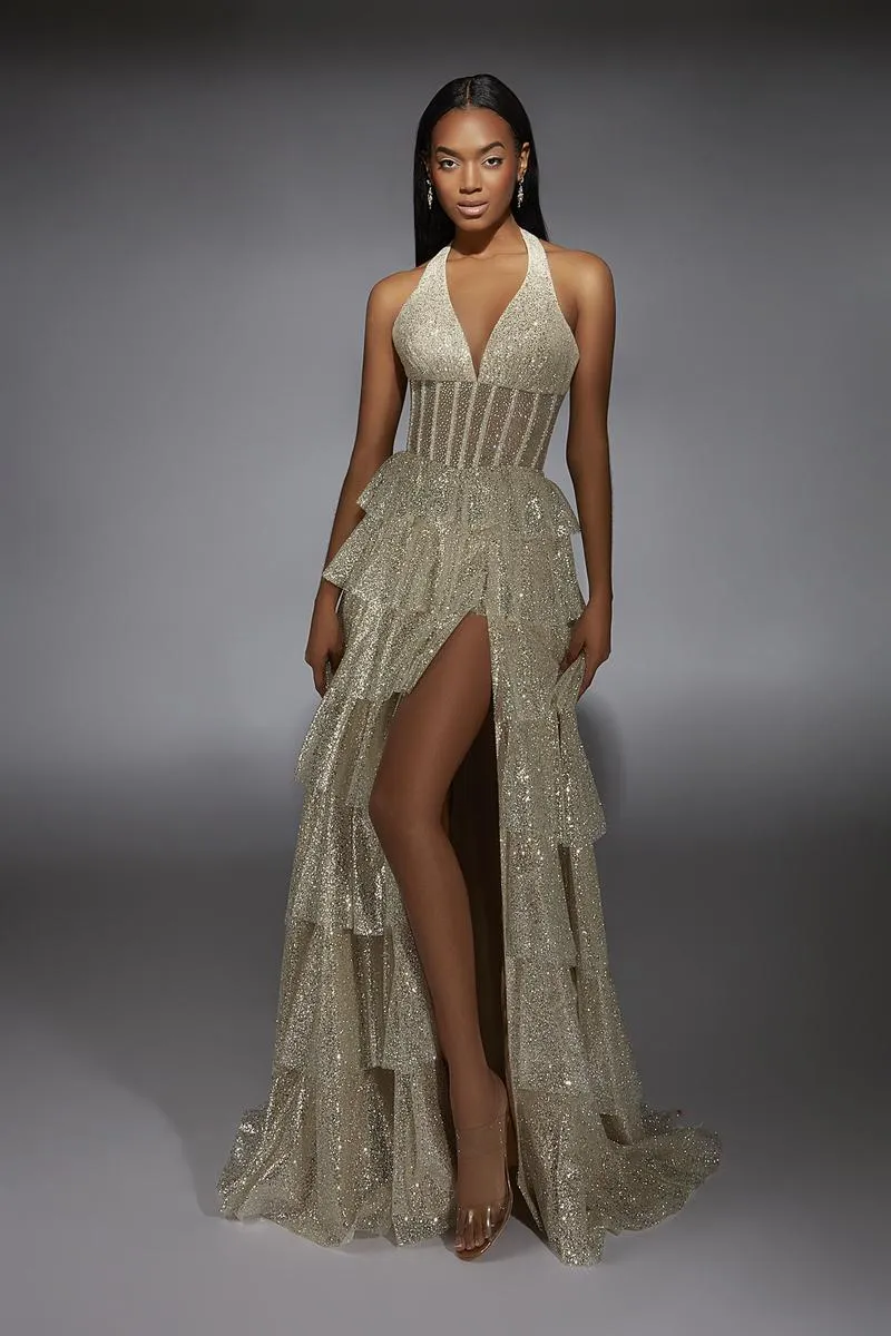 Alyce Prom Dress 61972 sold by Terry costa product image thumbnail 3