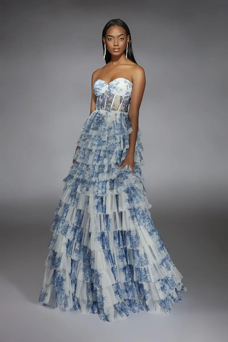 Alyce Prom Dress 61763 sold by Terry costa product image thumbnail 3