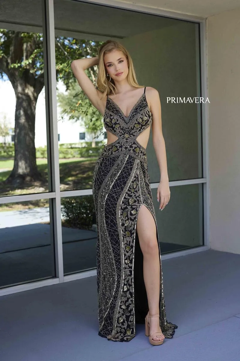 Primavera Couture Long Dress 4308 sold by Terry costa product image thumbnail 3