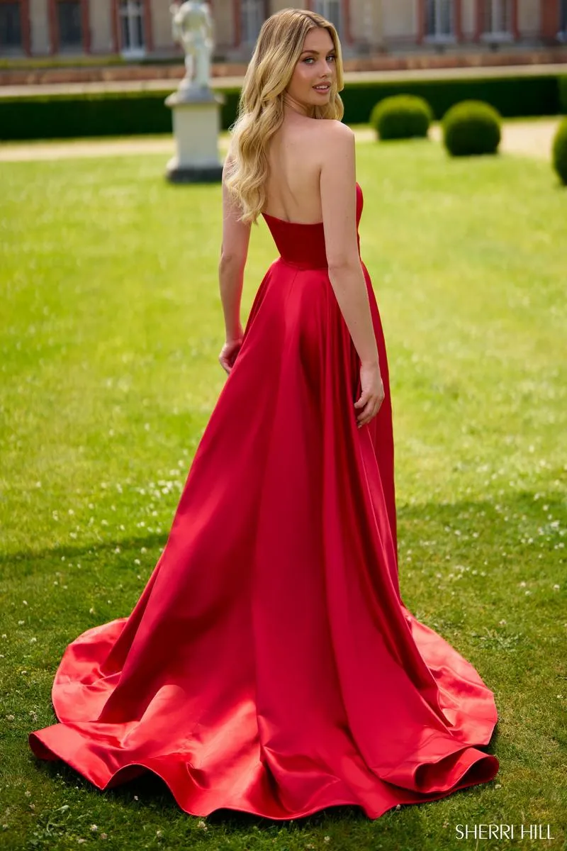 Sherri Hill Classic Ball Gown Prom Dress 57006 sold by Terry costa product image thumbnail 2