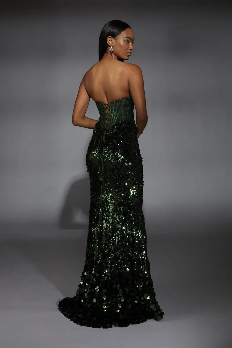 Alyce Prom Dress 61796 sold by Terry costa product image thumbnail 2