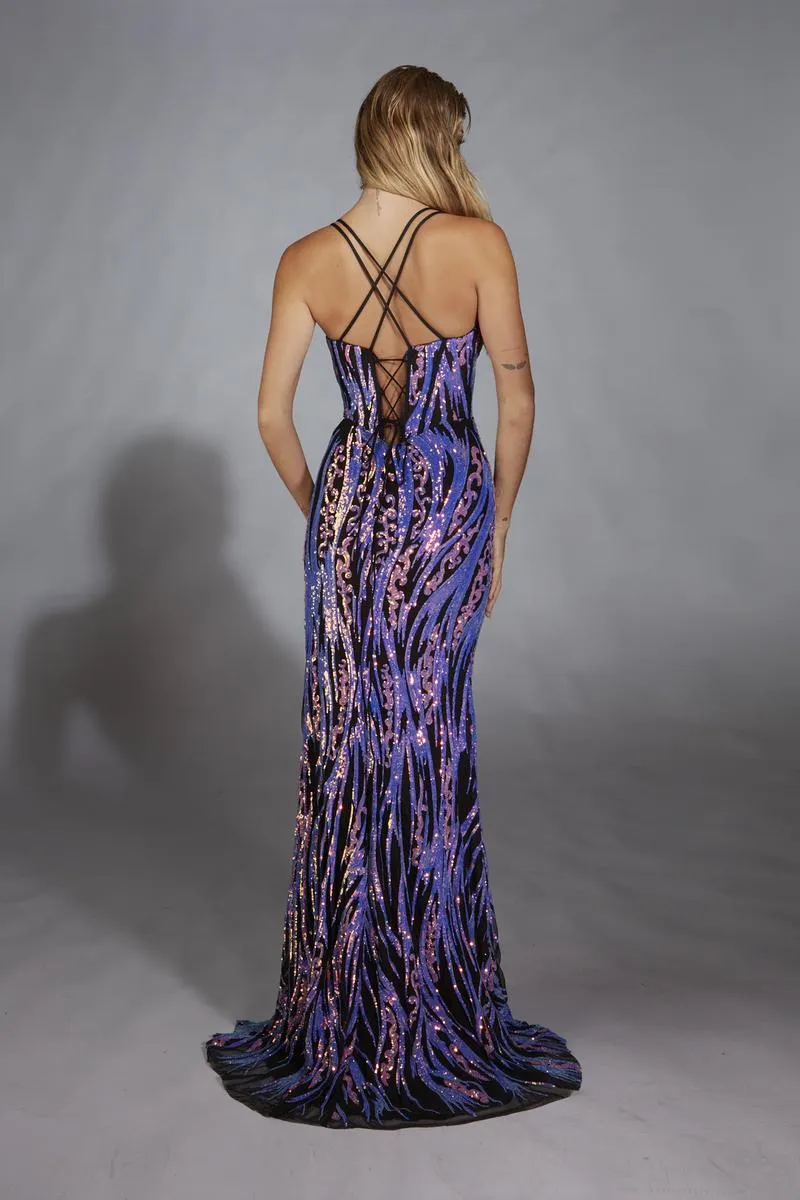 Alyce Prom Dress 61897 sold by Terry costa product image thumbnail 2