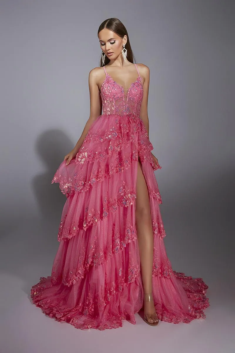 Alyce Prom Dress 61927 sold by Terry costa product image thumbnail 3