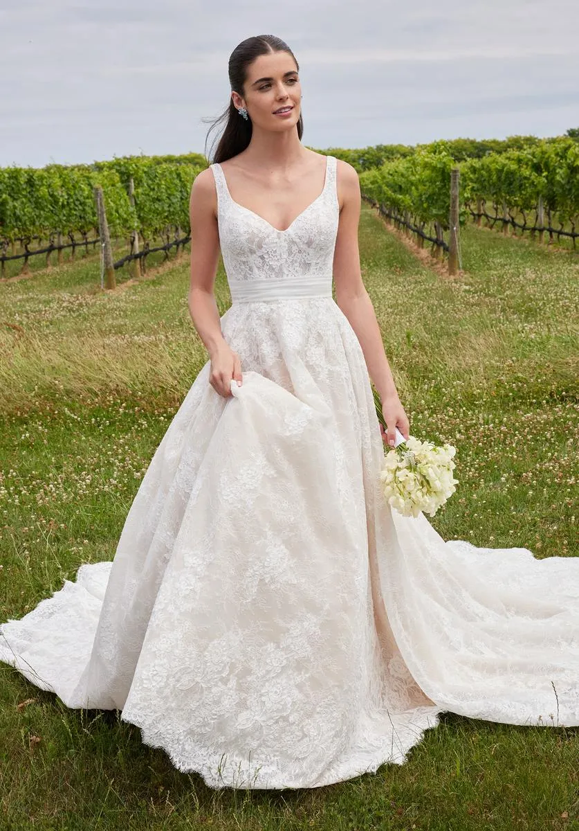 Morilee Bridal 2710 "Selah" A-line Lace Gown sold by Terry costa