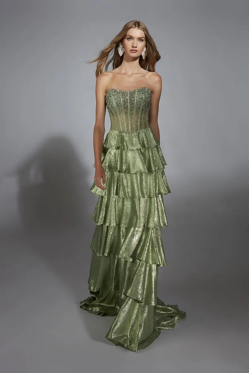 Alyce Prom Dress 61783 sold by Terry costa product image thumbnail 3