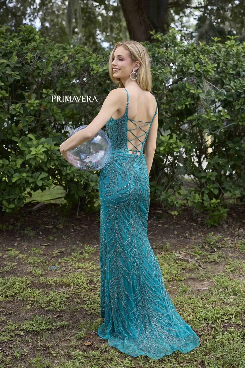 Primavera Couture Long Dress 4310 sold by Terry costa product image thumbnail 2