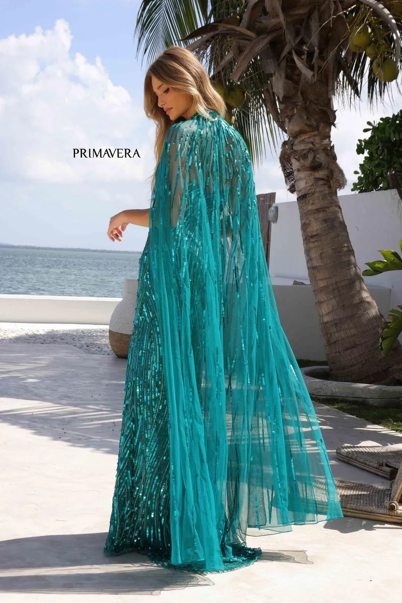 Primavera Couture Long Dress 4376 sold by Terry costa product image thumbnail 2