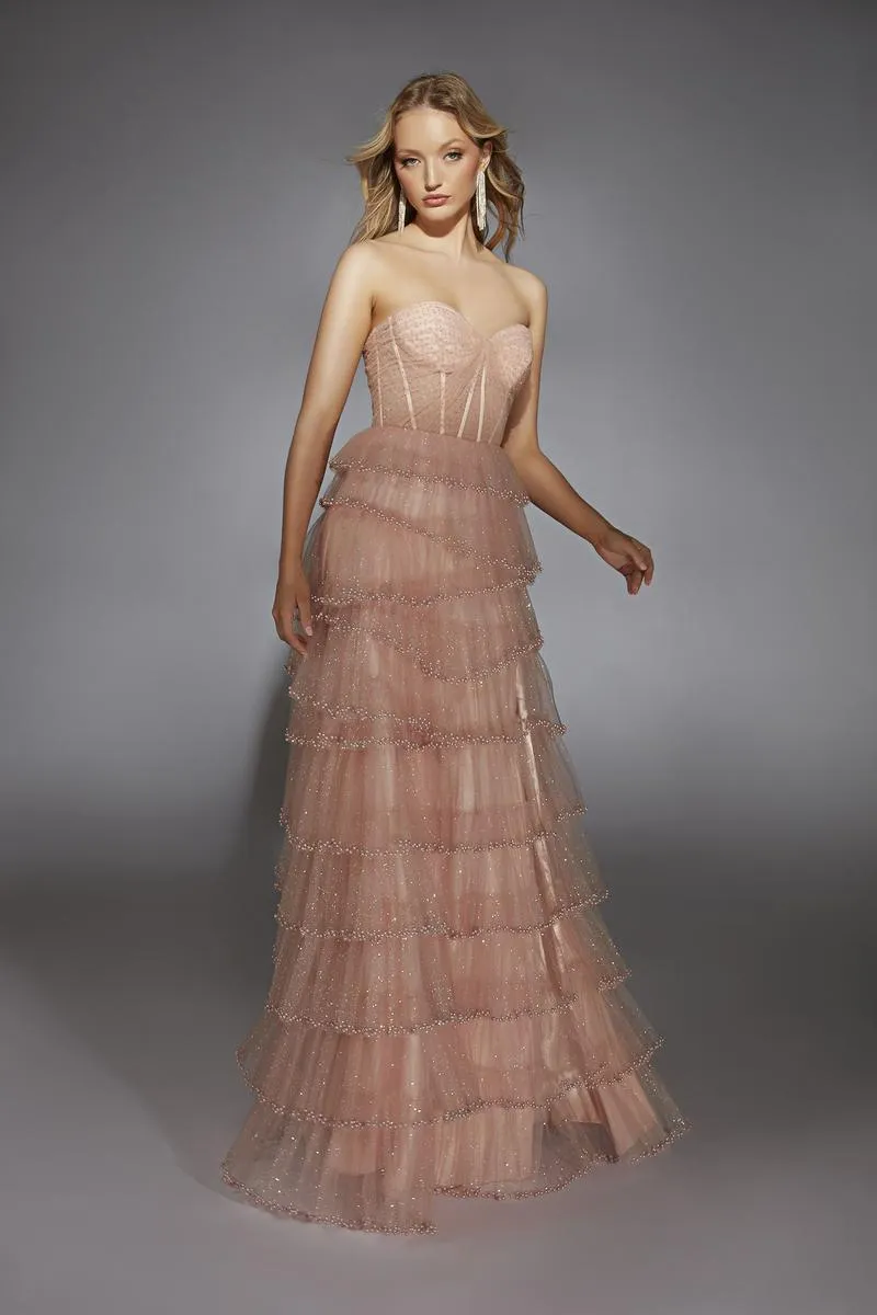 Alyce Prom Dress 61956 sold by Terry costa product image thumbnail 4