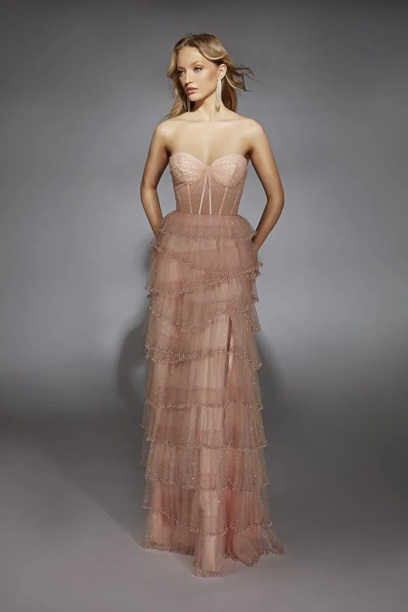Alyce Prom Dress 61956 sold by Terry costa product image thumbnail 3