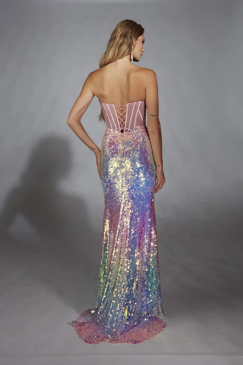 Alyce Prom Dress 61734 sold by Terry costa product image thumbnail 2