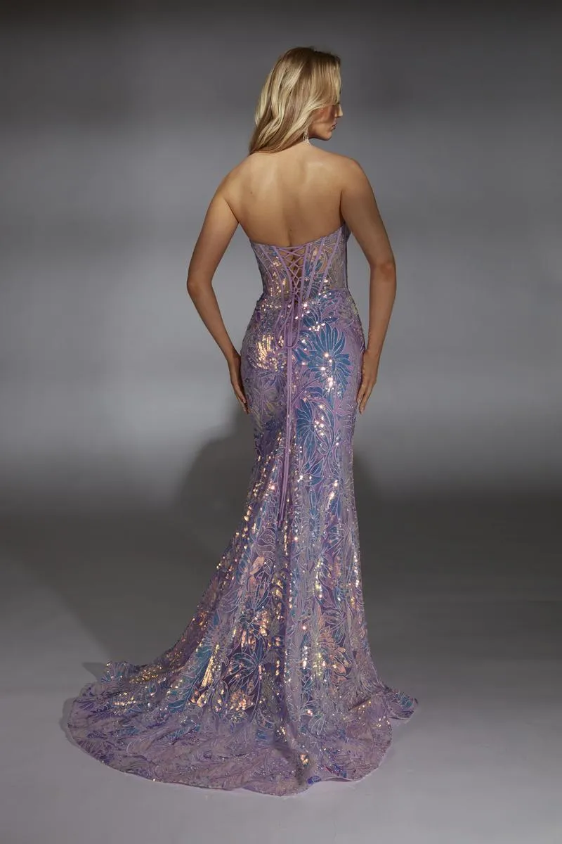 Alyce Prom Dress 61862 sold by Terry costa product image thumbnail 2