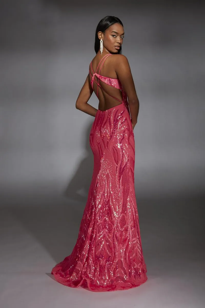 Alyce Prom Dress 61930 sold by Terry costa product image thumbnail 2