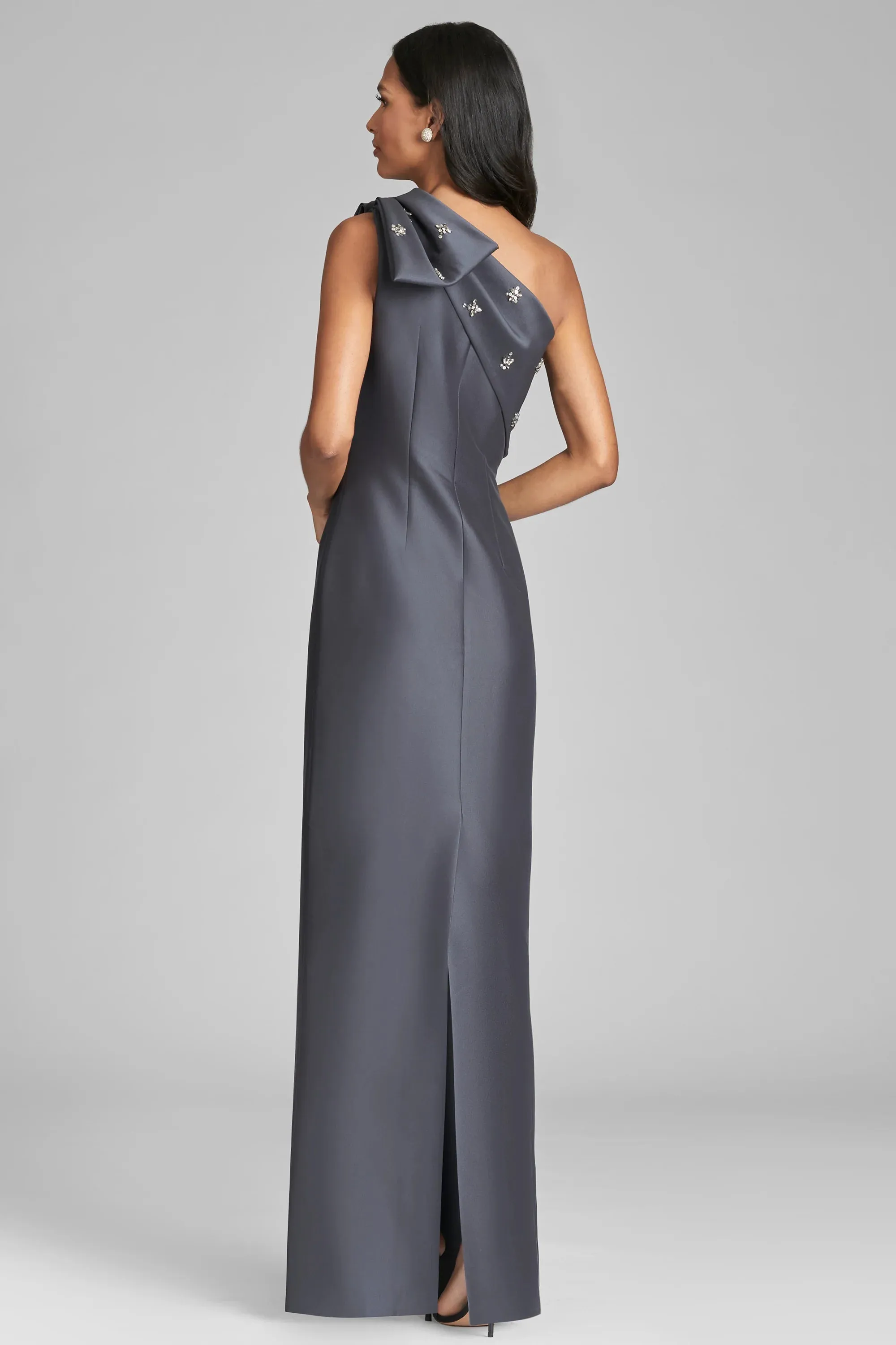 Sachin & Babi "Olivia" One Shoulder Bow Gown sold by Terry costa product image thumbnail 3