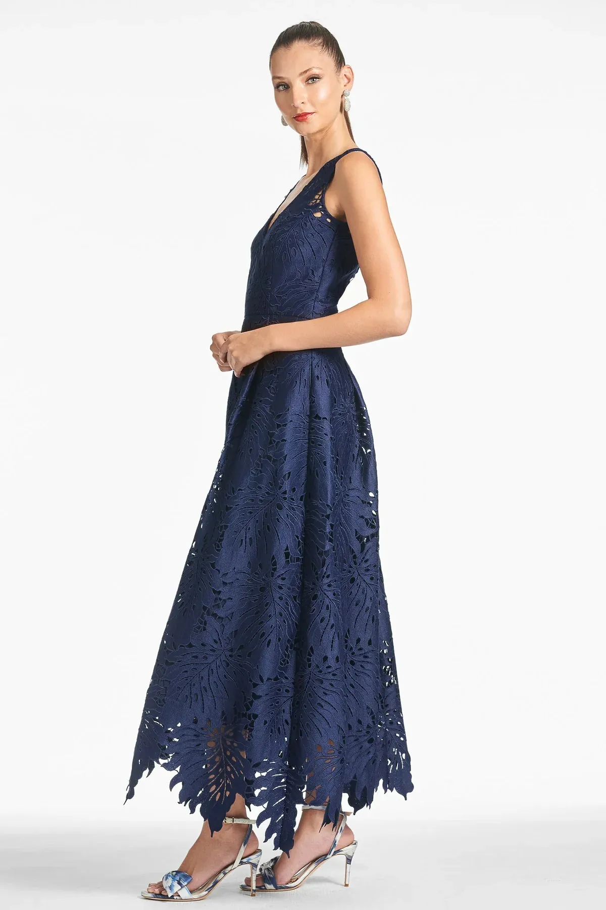 Sachin & Babi "Miuccia" Lace Ankle Length Dress sold by Terry costa product image thumbnail 5