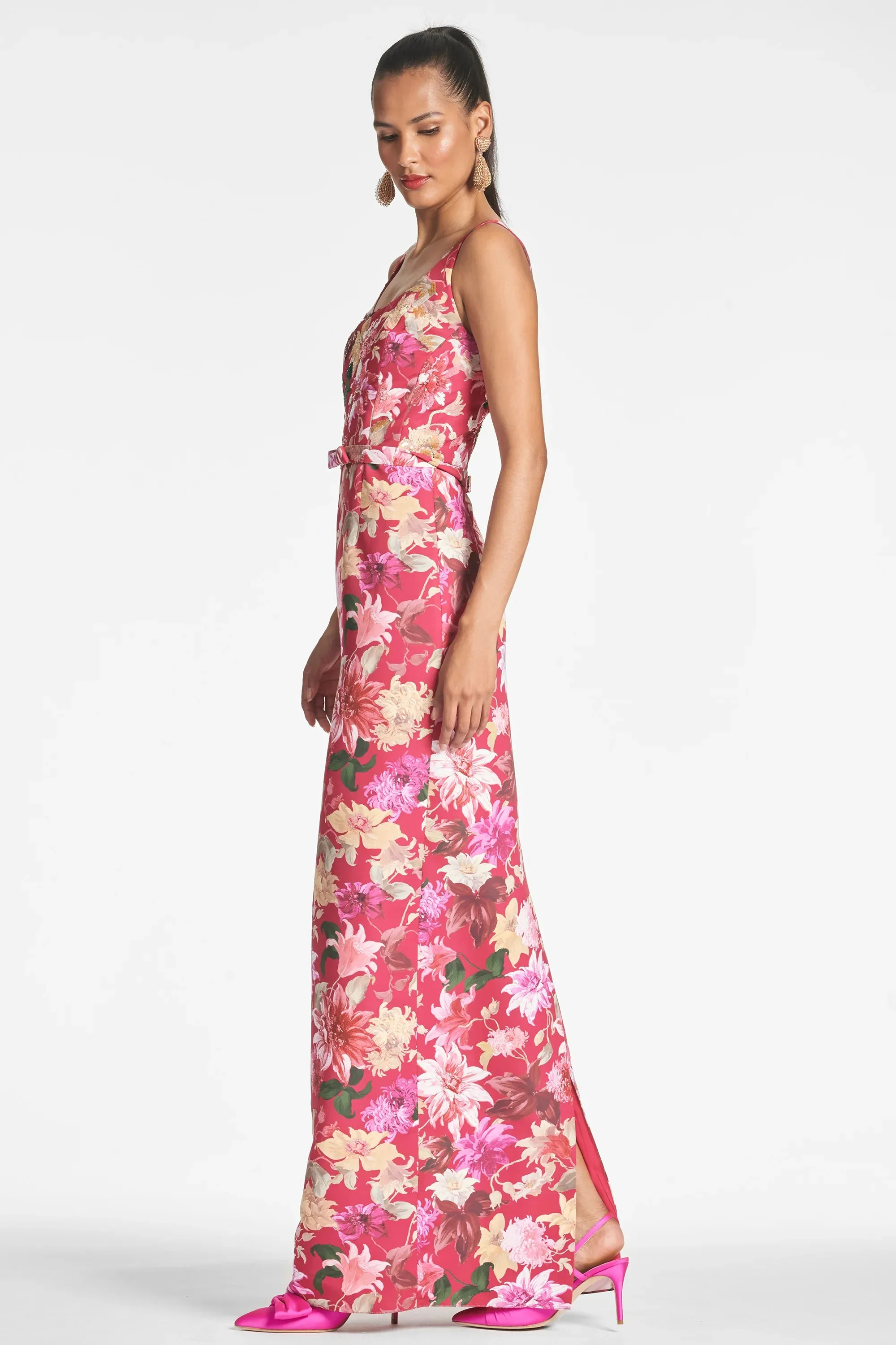 Sachin & Babi "Lana" Fitted Floral Gown sold by Terry costa product image thumbnail 2