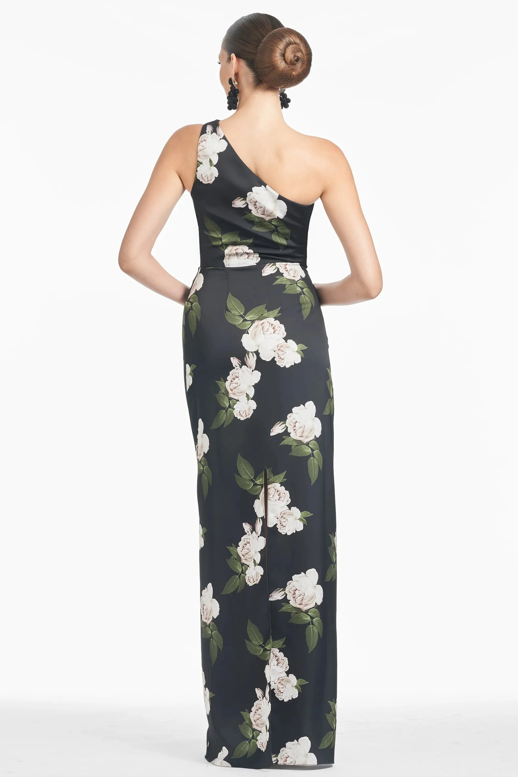 Sachin & Babi "Delancy" Floral One Shoulder Gown sold by Terry costa product image thumbnail 3