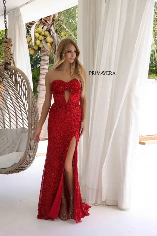 Primavera Couture Long Dress 4340 sold by Terry costa