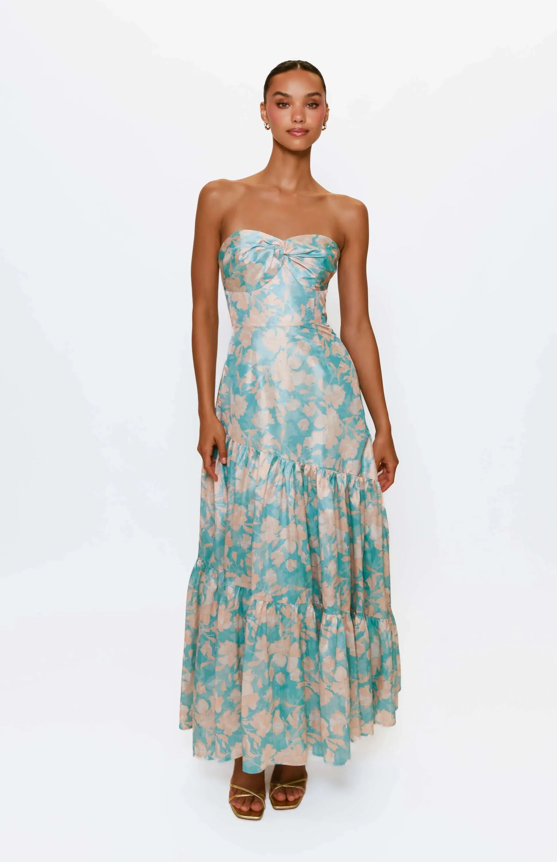 Hutch "Phoebe" Strapless Floral Dress 11316 sold by Terry costa product image thumbnail 2