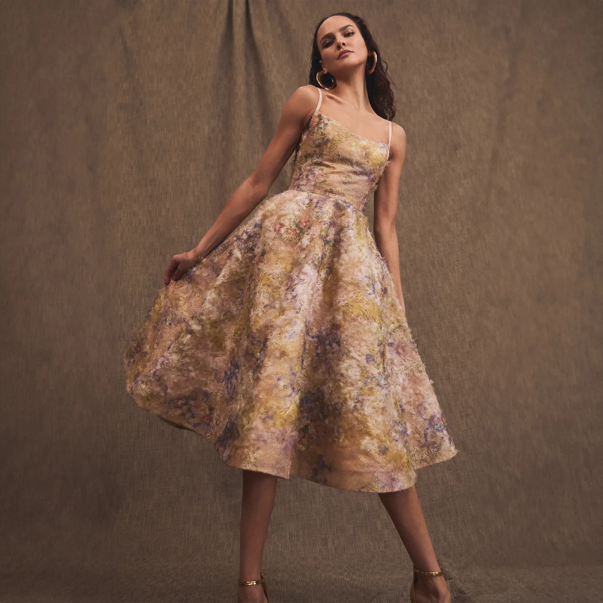 Helsi "Stephanie" Floral Midi Dress DR6286 sold by Terry costa