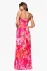 Xscape Evenings "Eva" Chiffon Floral Print Halter Dress 6710X sold by Terry costa