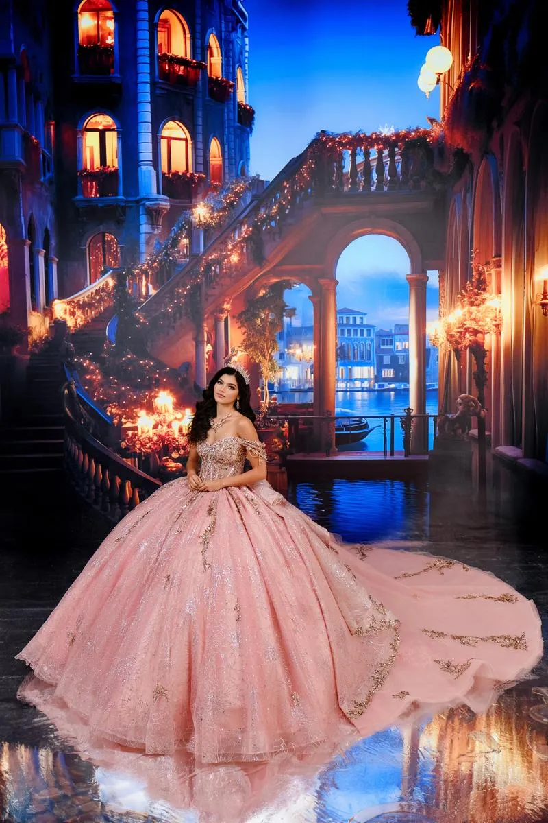 Princesa by Ariana Vara Dress PR30191 sold by Terry costa product image thumbnail 3
