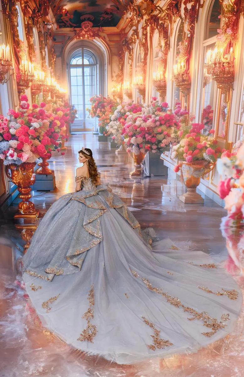 Princesa by Ariana Vara Dress PR30191 sold by Terry costa product image thumbnail 2
