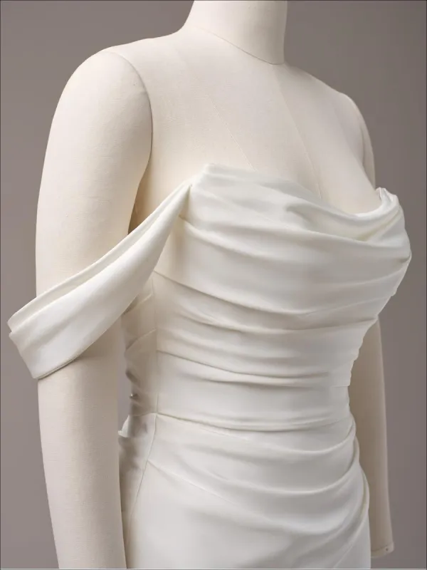 Maggie Sottero "Rhoda" Modern Satin Wedding Dress sold by Terry costa