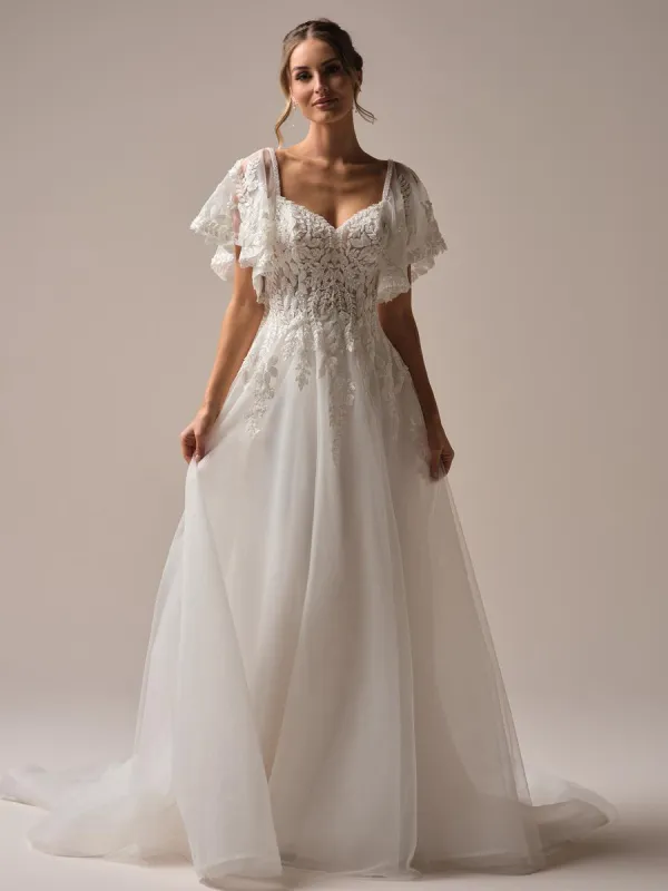 Rebecca Ingram "Carmen" Garden-Inspired A-line Bridal sold by Terry costa