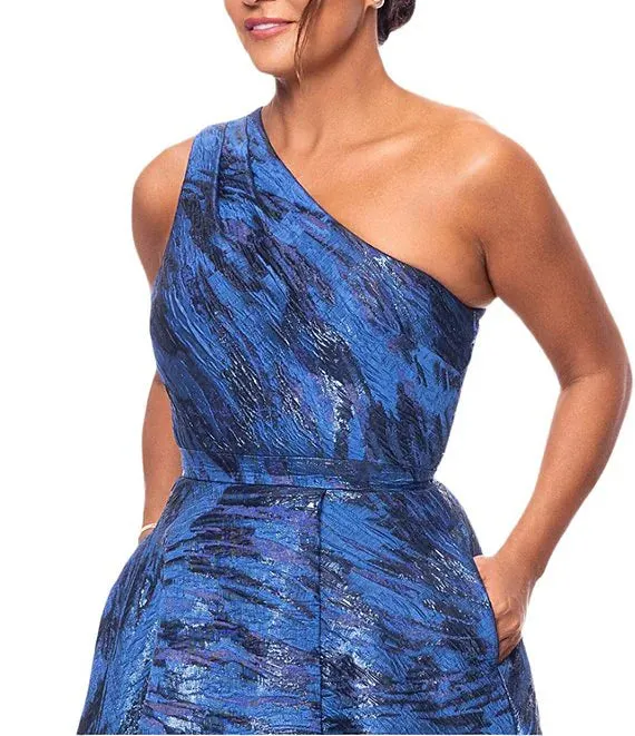 Xscape Evenings Brocade Sleeveless Dress 6742X sold by Terry costa product image thumbnail 4