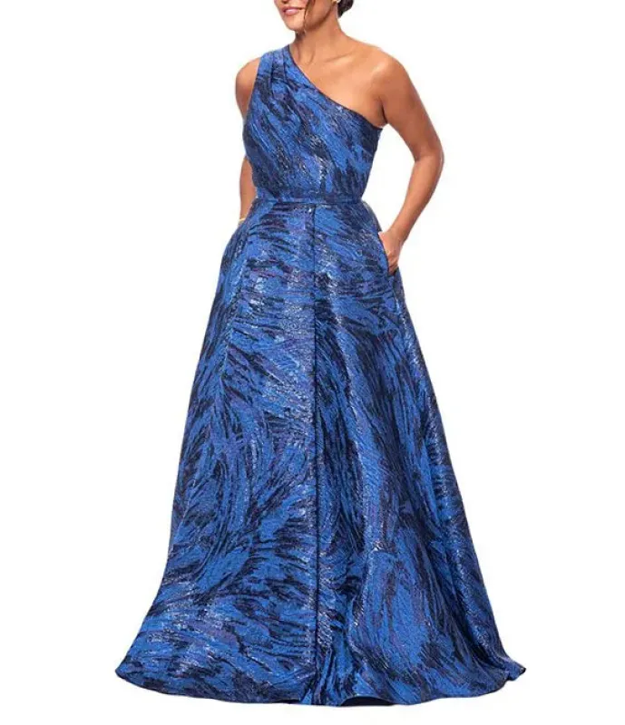 Xscape Evenings Brocade Sleeveless Dress 6742X sold by Terry costa