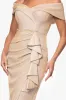 Xscape Evenings Dress "Lilly" Glitter Ruffle Dress 6762X sold by Terry costa