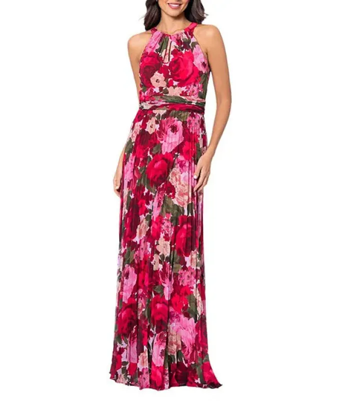 Xscape Evenings Chiffon Floral Print Dress 6252X sold by Terry costa
