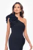 Xscape Evenings "May" Midi Asymmetrical Dress 6344X sold by Terry costa