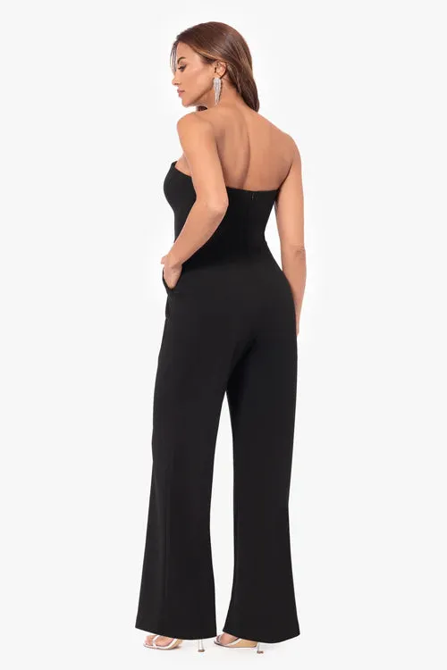 Betsy & Adam "Melinda" Embellished Bow Jumpsuit A26617 sold by Terry costa product image thumbnail 3