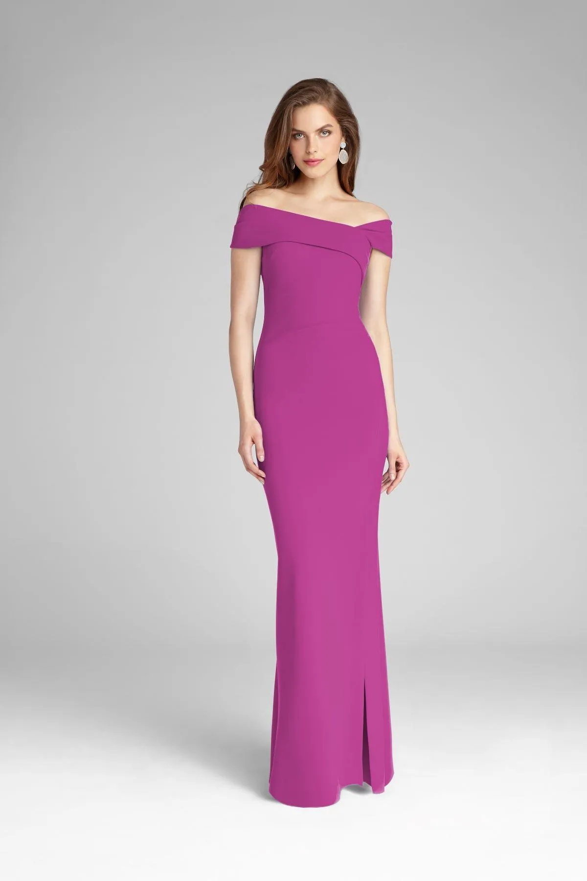 Teri Jon Off the Shoulder Dress 96010 sold by Terry costa