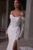 Morilee "Leto" Lace Fit and Flare Bridal Gown with Straps sold by Terry costa