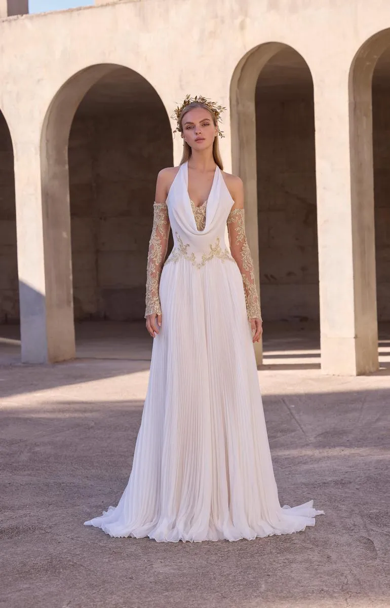 Morilee "Euphemia" V-Neck Bridal Gown Dress 2949 sold by Terry costa