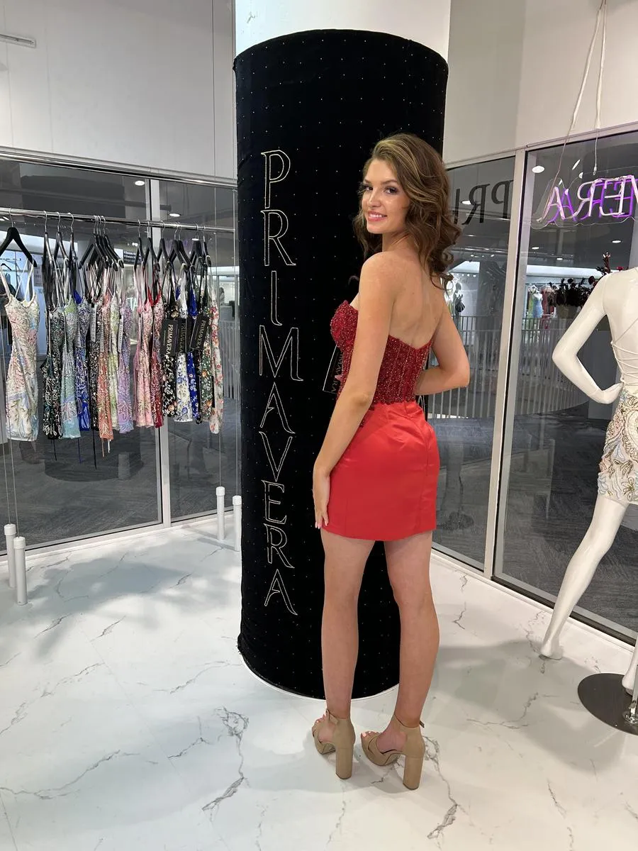 Primavera Couture Tight Corset HoCo Dress 4440 sold by Terry costa product image thumbnail 2