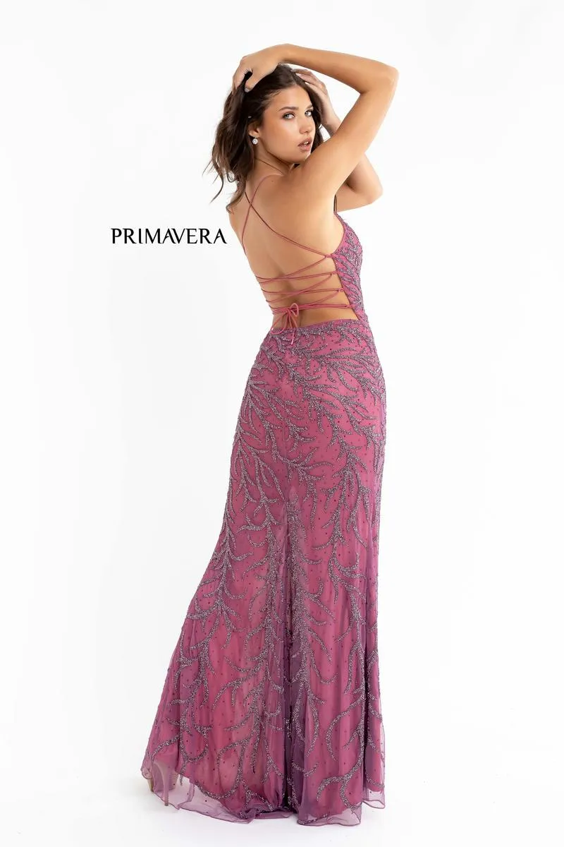 Primavera Couture Long Dress 3636 sold by Terry costa product image thumbnail 2
